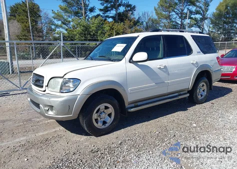 2003 Toyota Sequoia Sr5 V8 z USA, uszkodzony, nr VIN 5TDZT34A73S161384